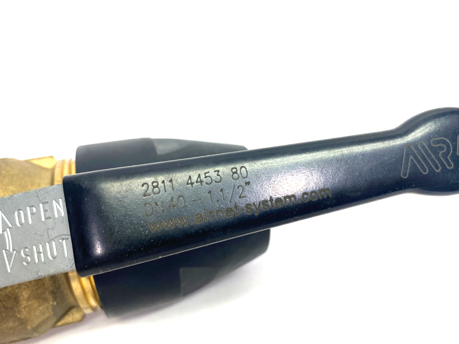 Airnet 2811 4453 80 Ball Valve NPT 1-1/2" Female to Air Tube DN40 - Maverick Industrial Sales