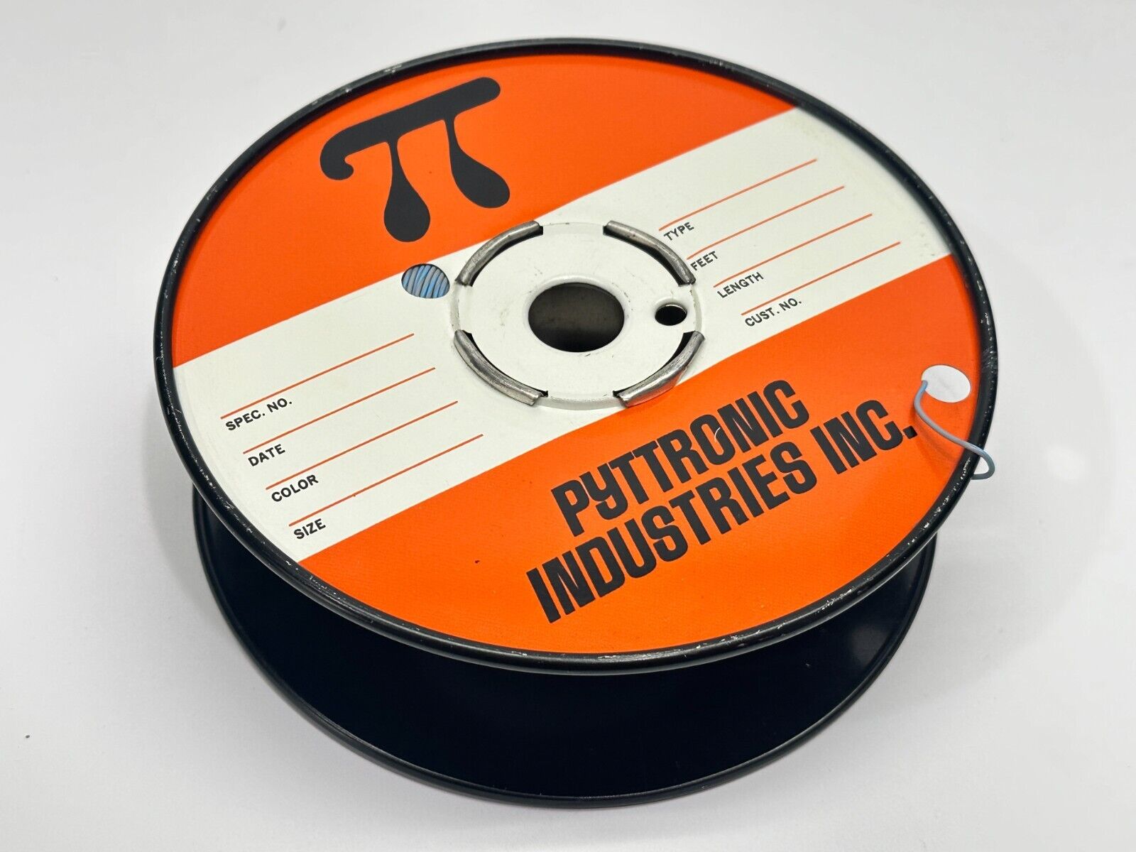 Pyttronic Industries P2106-8/6 Hook-Up Wire Type E 24 AWG Grey/Blue 1lb Spool - Maverick Industrial Sales