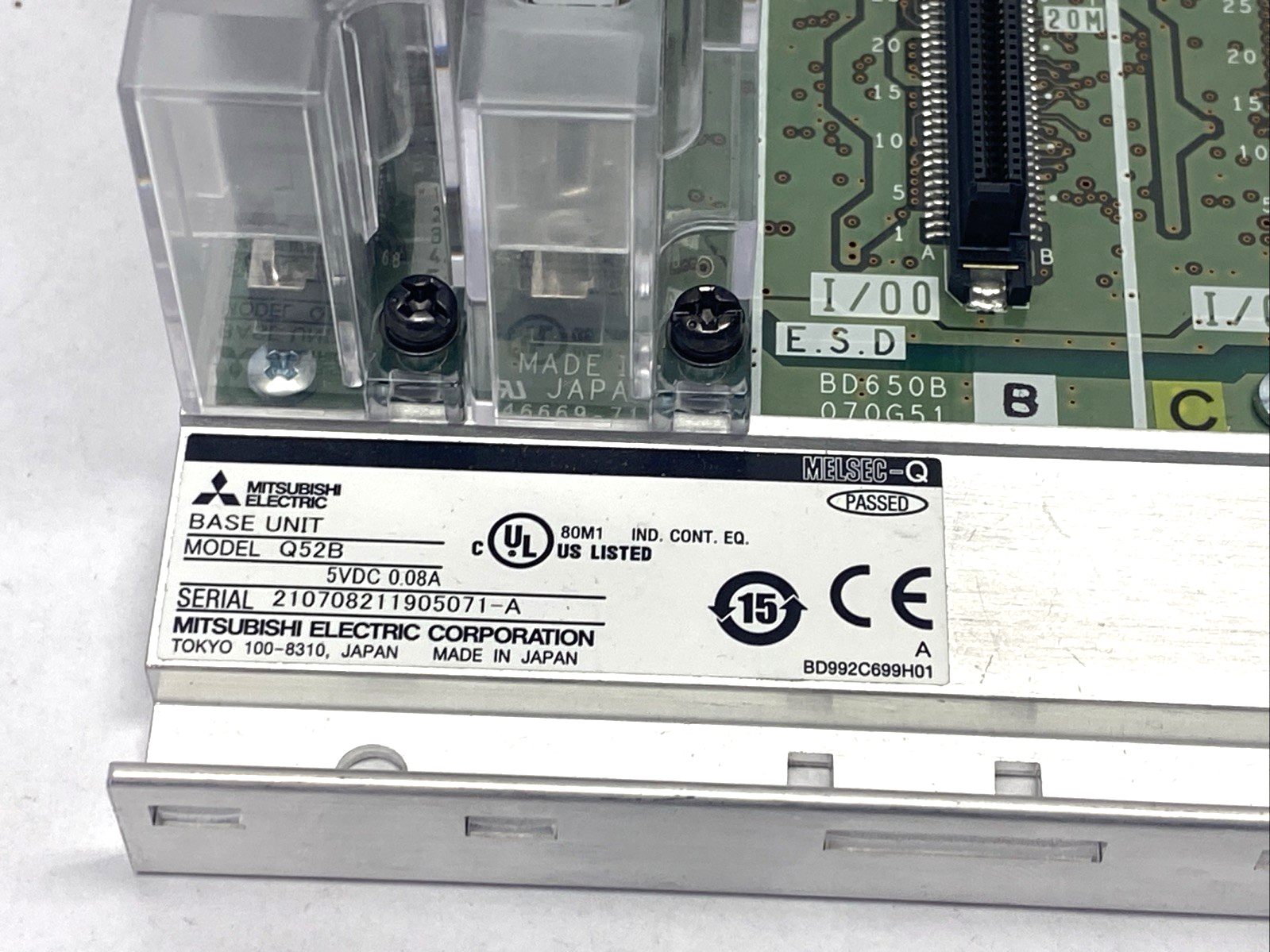 Mitsubishi Q52B Extension Base Unit/Rack, 2 I/O Slots - Maverick Industrial Sales