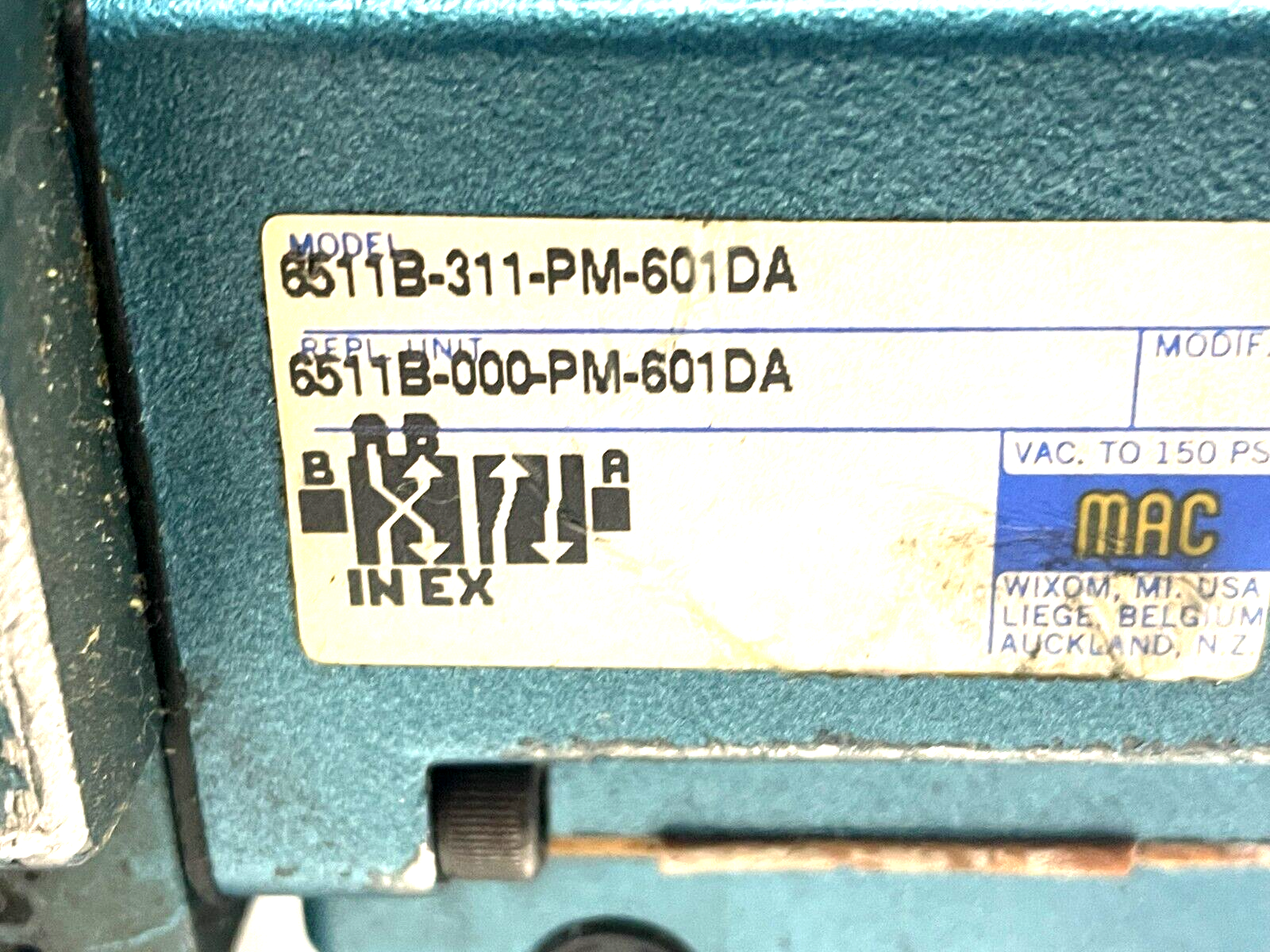 MAC Valves 6511B-311-PM-601DA Solenoid Valve Assembly PME-611BAAA - Maverick Industrial Sales