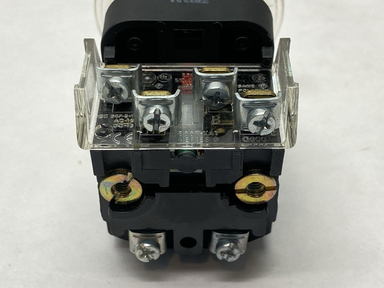 Allen Bradley 800T-FXMP16A7 Ser T Push-Pull Mushroom Button Clear 30mm 120V - Maverick Industrial Sales