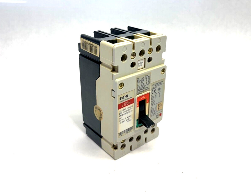 Eaton E125H 125 AMP Industrial Circuit Breaker, EGH3125FFG, 125A - Maverick Industrial Sales