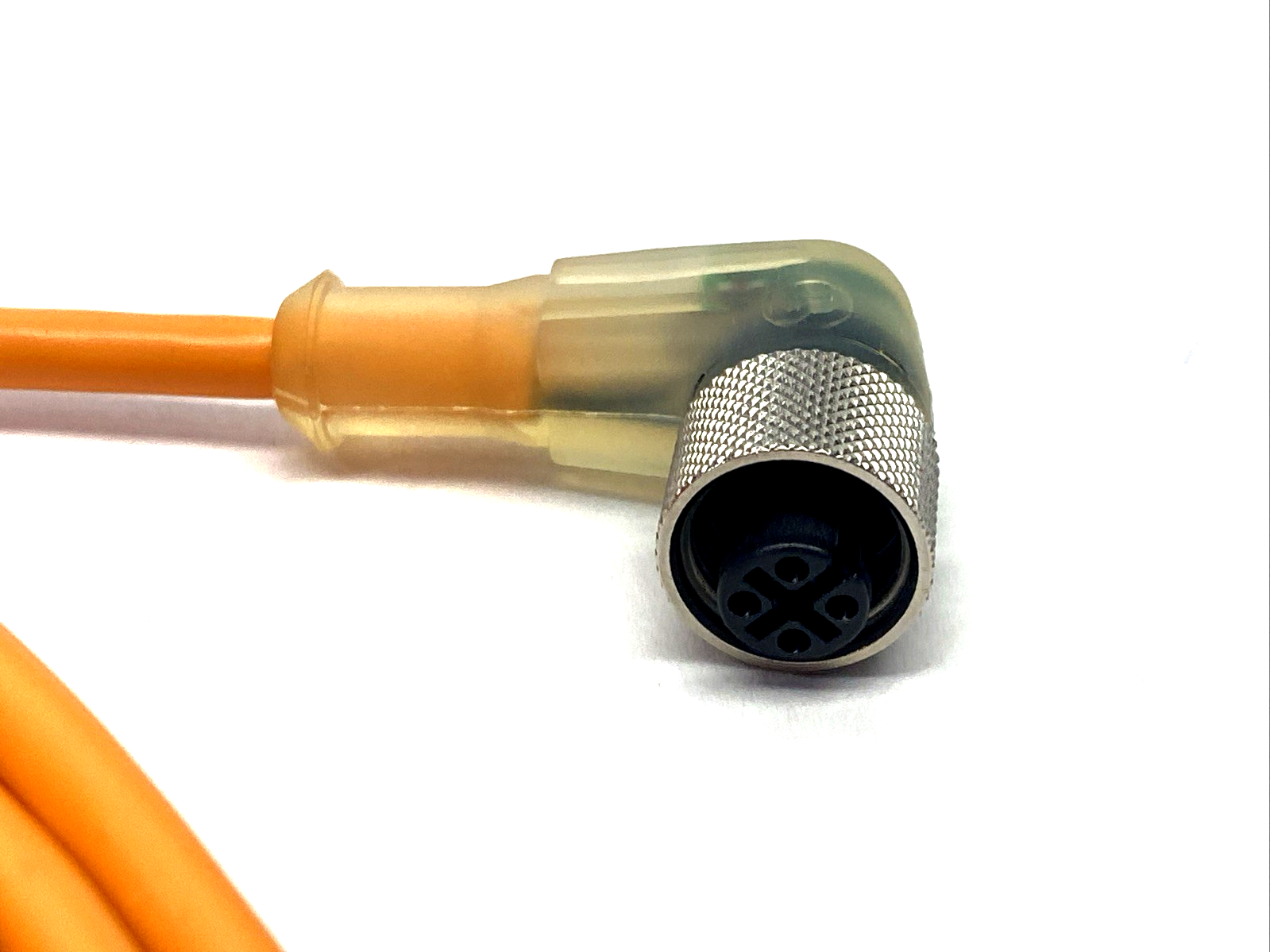 902-51603 | SensoPart Cordset M12 Angle 4-Pin Female 5m L4-5M-W-PL-PUR - New – Open box - Maverick Industrial Sales