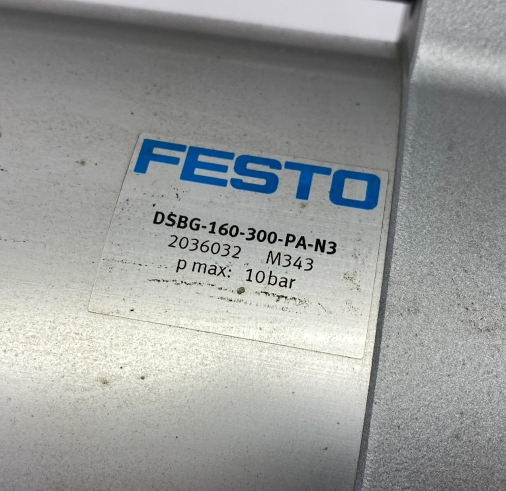 Festo DSBG-160-300-PA-N3 Double-Acting ISO Cylinder 2036032 - Maverick Industrial Sales