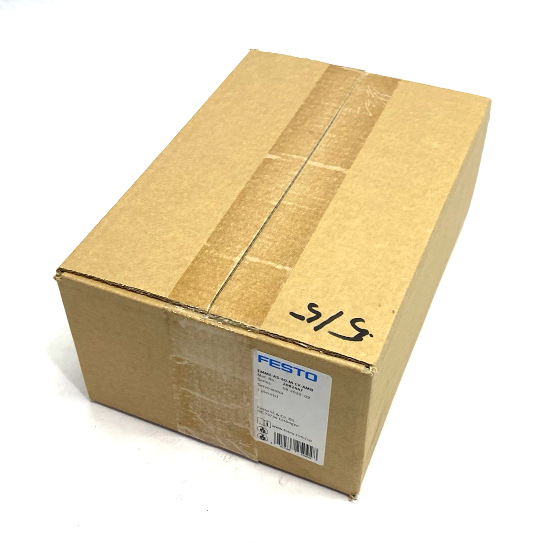 Festo EMME-AS-40-M-LV-AMB Brushless Synchronous Servo Motor 2082447 - Maverick Industrial Sales