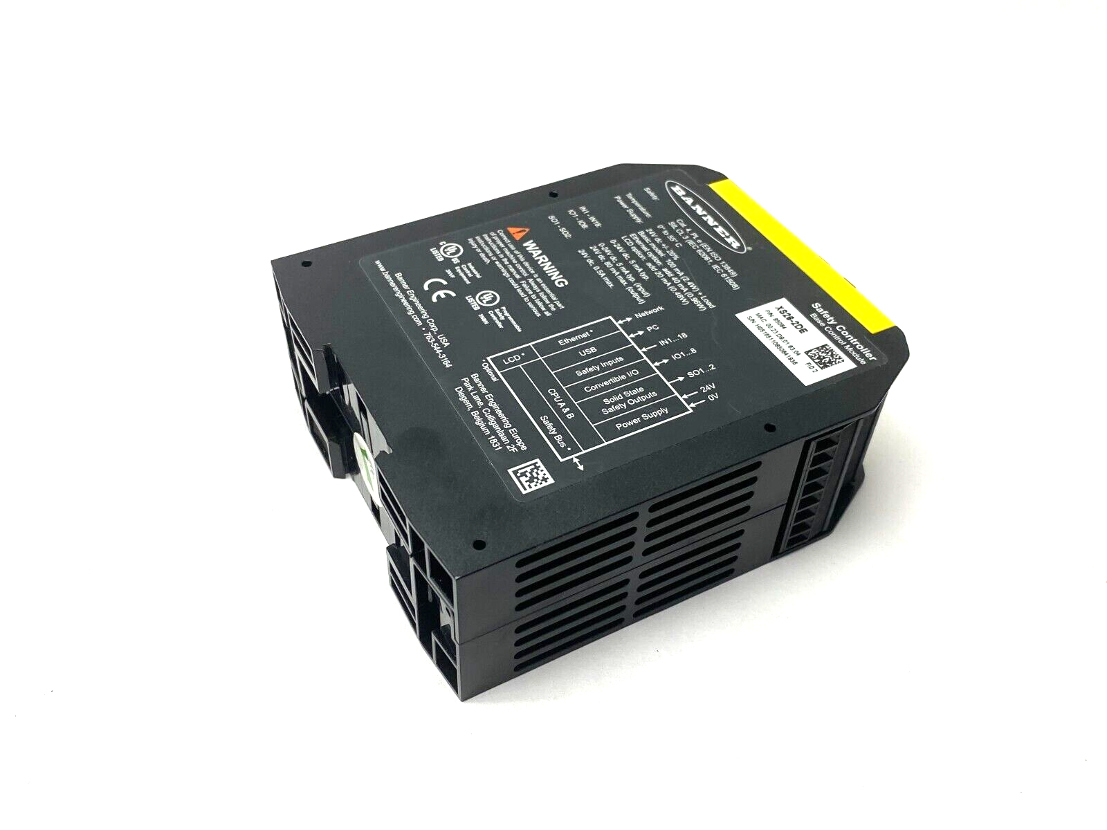 Banner XS26-2DE Expandable Safety Controller, Pair of PNP Safety Outputs 85064 - Maverick Industrial Sales