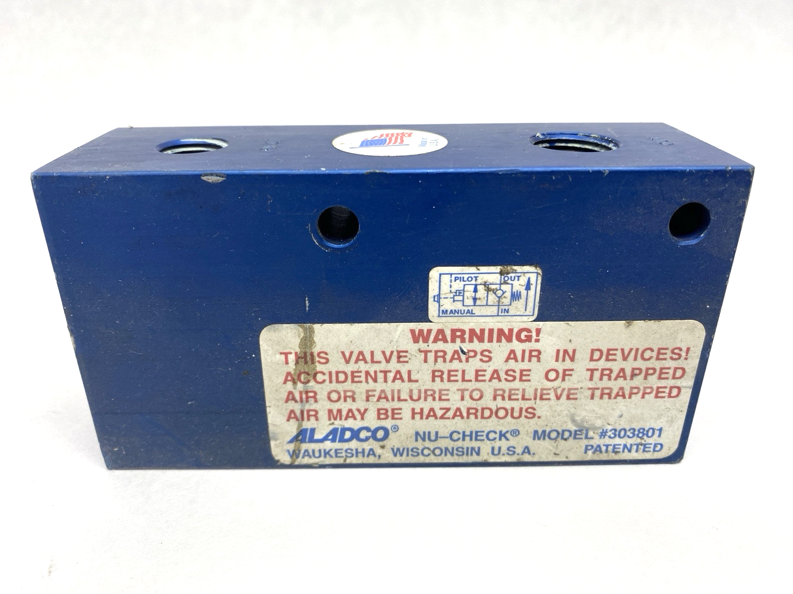 Aladco 303801 Check Valve 3/8" NPT - Maverick Industrial Sales