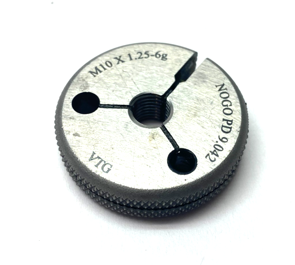 Vermont Gage 362124520 Threaded Ring Gauge M10x1.25-6G NOGO PD 9.042 - New – Open box - Maverick Industrial Sales