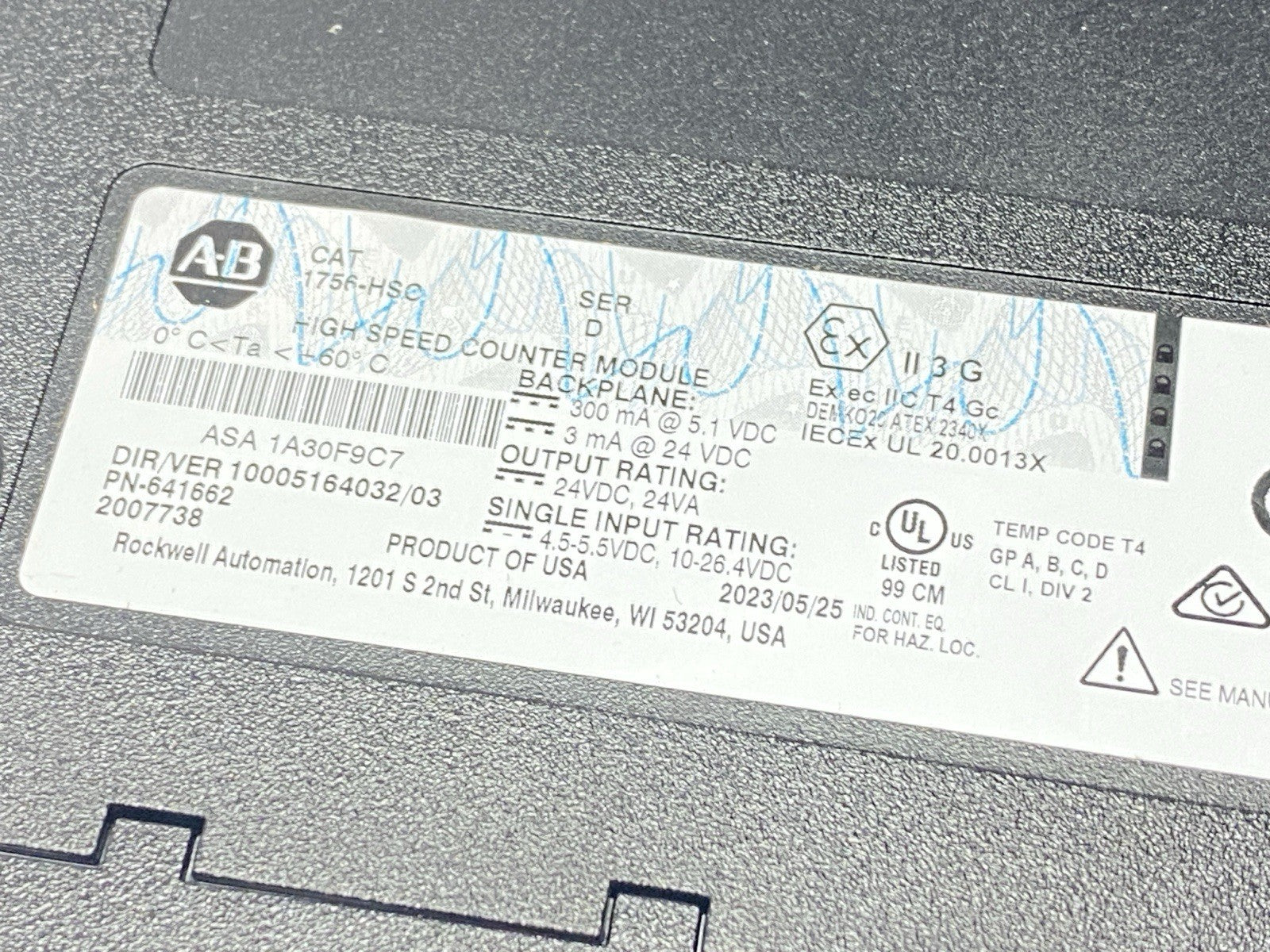 1756-HSC | Allen Bradley Ser D ControlLogix High Speed Counter Module - New – Open box - Maverick Industrial Sales