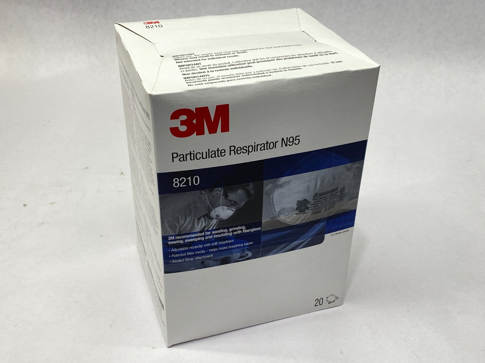 3M 8210 Particulate Respirator N95 160 QTY CASE - New - Maverick Industrial Sales