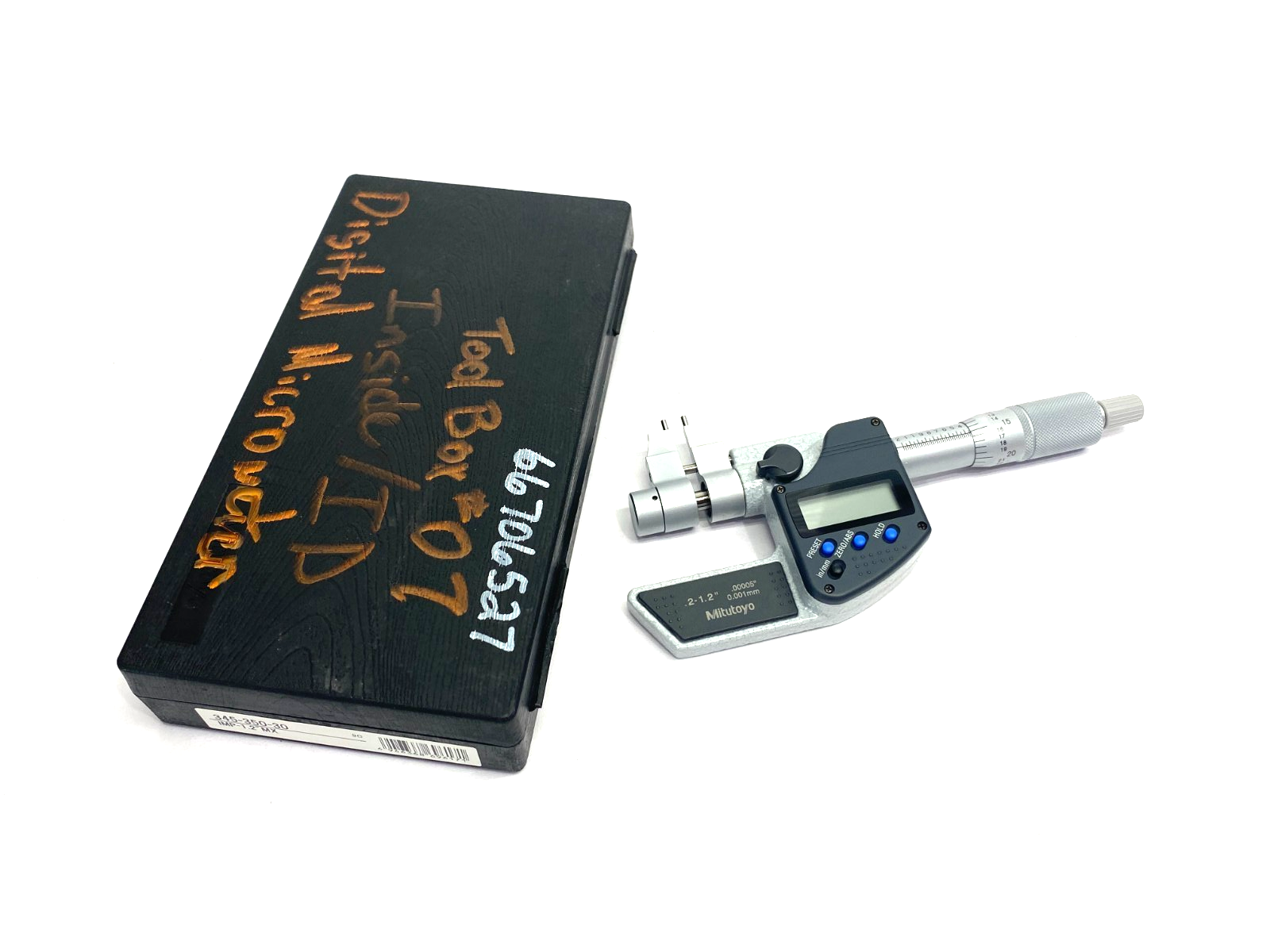 Mitutoyo 345-350-30 Digimatic Caliper-Type Ins. Micrometer IMP-1.2"MX NO BATTERY - Maverick Industrial Sales