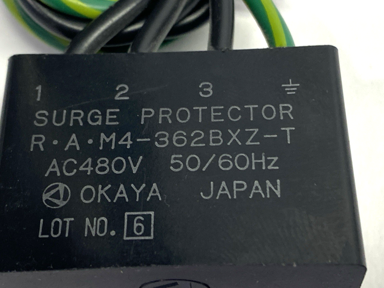Okaya R-A-M4-362BXZ-T Surge Protector 480VAC - Maverick Industrial Sales