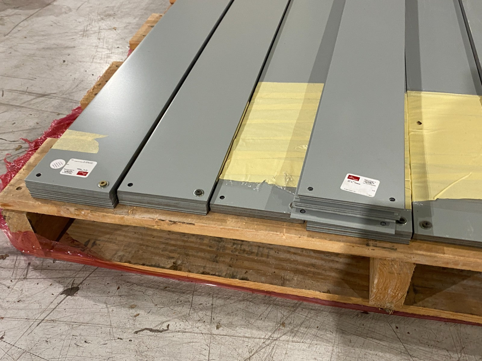 Hoffman F66B560 Bracket Mount Barrier, 2 or 3 Compartment Gray Steel LOT OF 80 - Maverick Industrial Sales