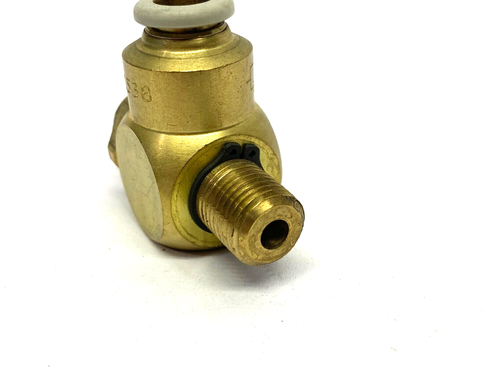 Parker 3251-2538 Brass Flow Control Valve, 1/4" NPT Thread, 3/8" Tube 032512538 - Maverick Industrial Sales