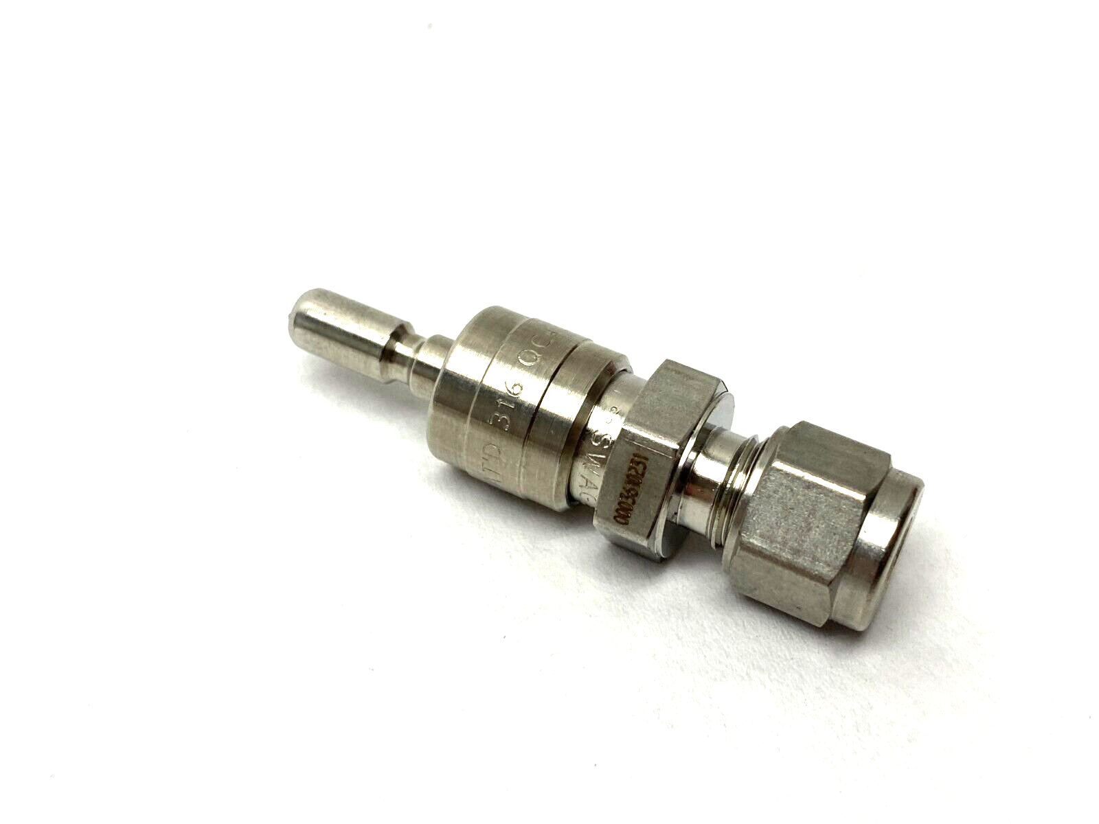 Swagelok SS-QC4-S-6M0 Stainless Steel Instrument Quick-Connect Stem 6mm Tube - Maverick Industrial Sales