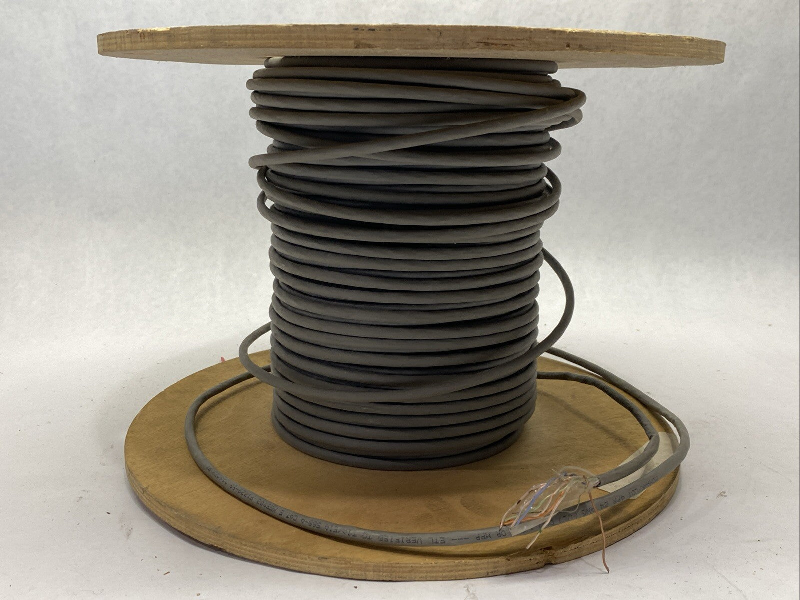 Mohawk CDT M55082 Ethernet Cable Cat5E FT6 Plenum Gray 4PR/ 24AWG 60FT Spool - Maverick Industrial Sales