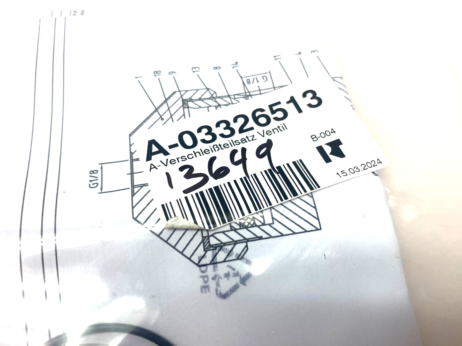 Reinhardt-Technik A-03326513 Valve Seal/Wear Kit - Maverick Industrial Sales