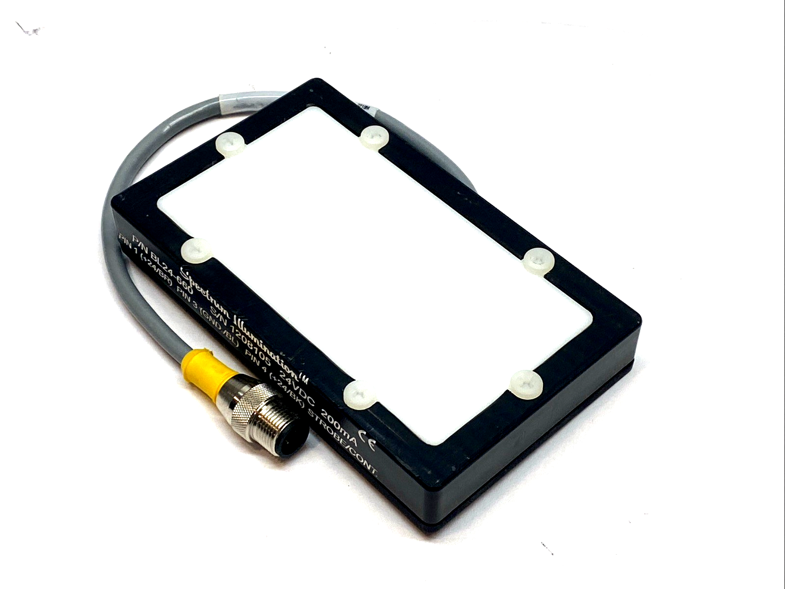 BL24-660 | Spectrum Illumination 2"x4" Red LED Back Light 24 VDC - New – Open box - Maverick Industrial Sales