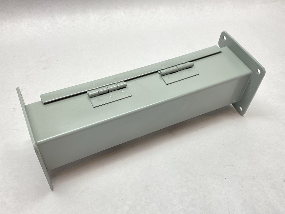 F22L12 | Hoffman Wireway Section Lay-in Hinged-Cover Type 12 2.5" x 2.5" x 12" - New – Open box - Maverick Industrial Sales
