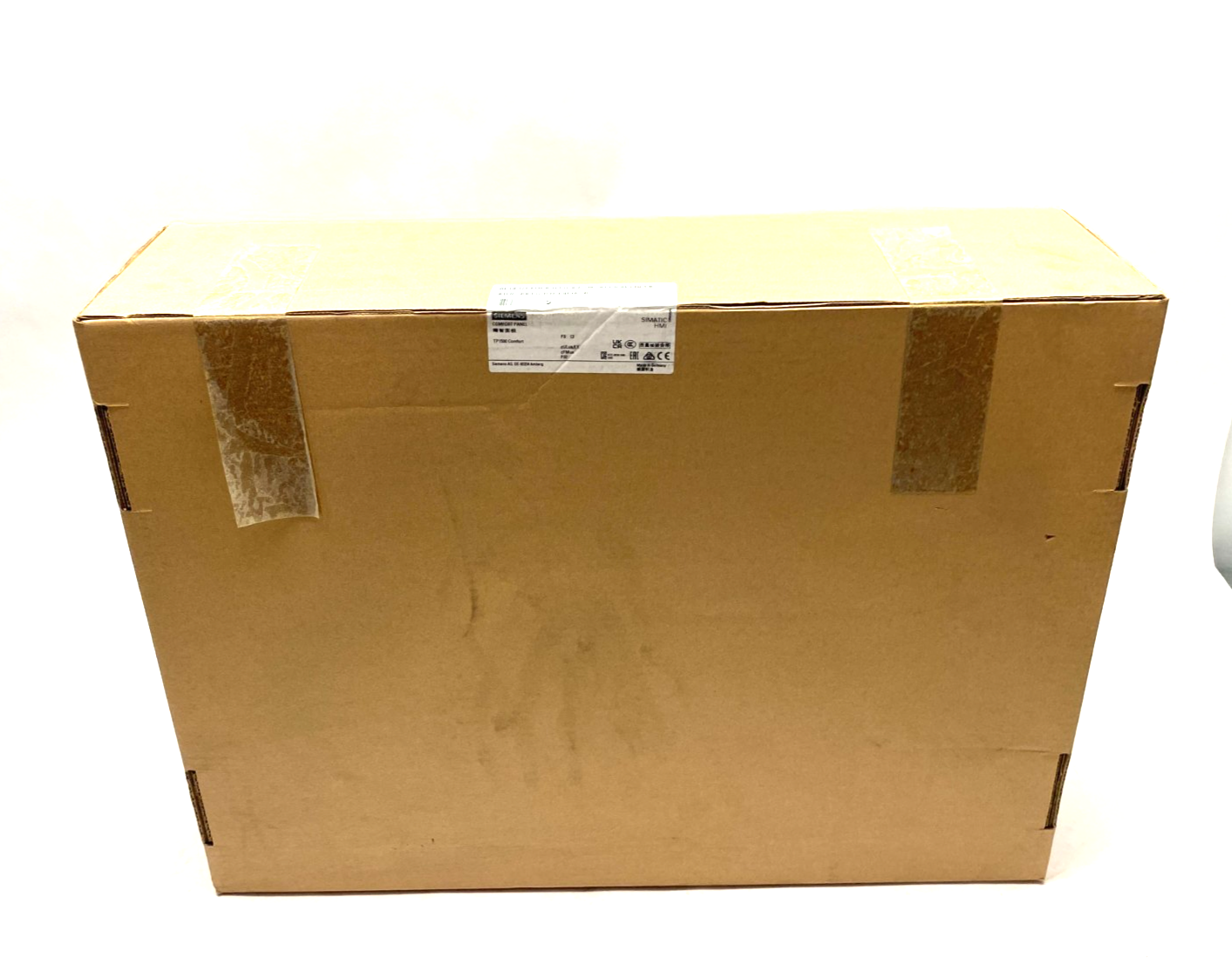 Siemens 6AV2 124-0QC02-0AX1 TP1500 Comfort HMI Touch Display Panel 331mm x 207mm - Maverick Industrial Sales