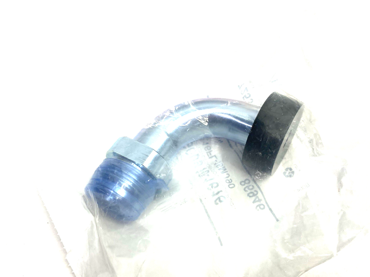 Gates G60910-1616 One-Piece Hydraulic Angle Adapter Fitting 16FL-16MJ90 - Maverick Industrial Sales