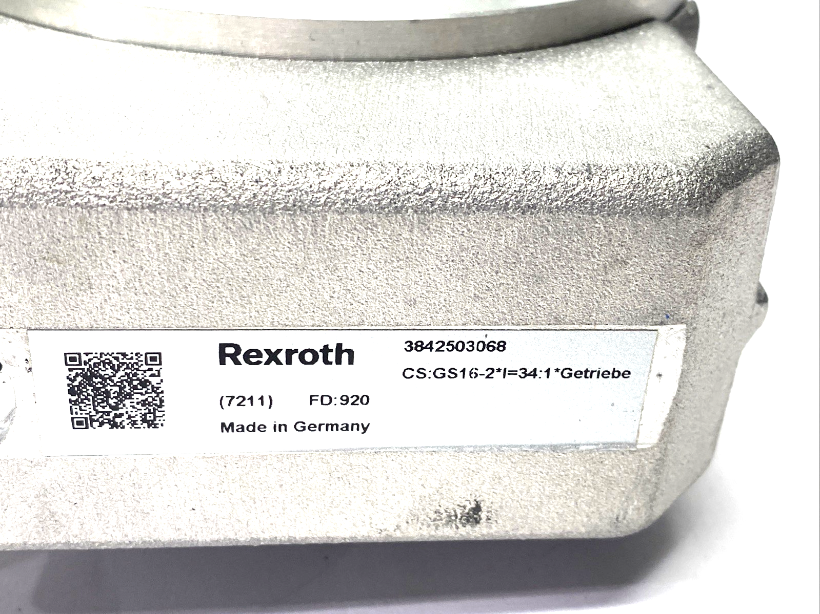 Bosch Rexroth 3842503068 Split-On Gear Unit GS 16-2 34:1 Ratio - Maverick Industrial Sales
