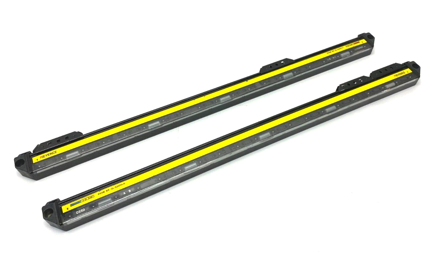 Keyence GL-S20FH-T Transmitter GL-S20FH-R Receiver Light Curtain Set - Maverick Industrial Sales