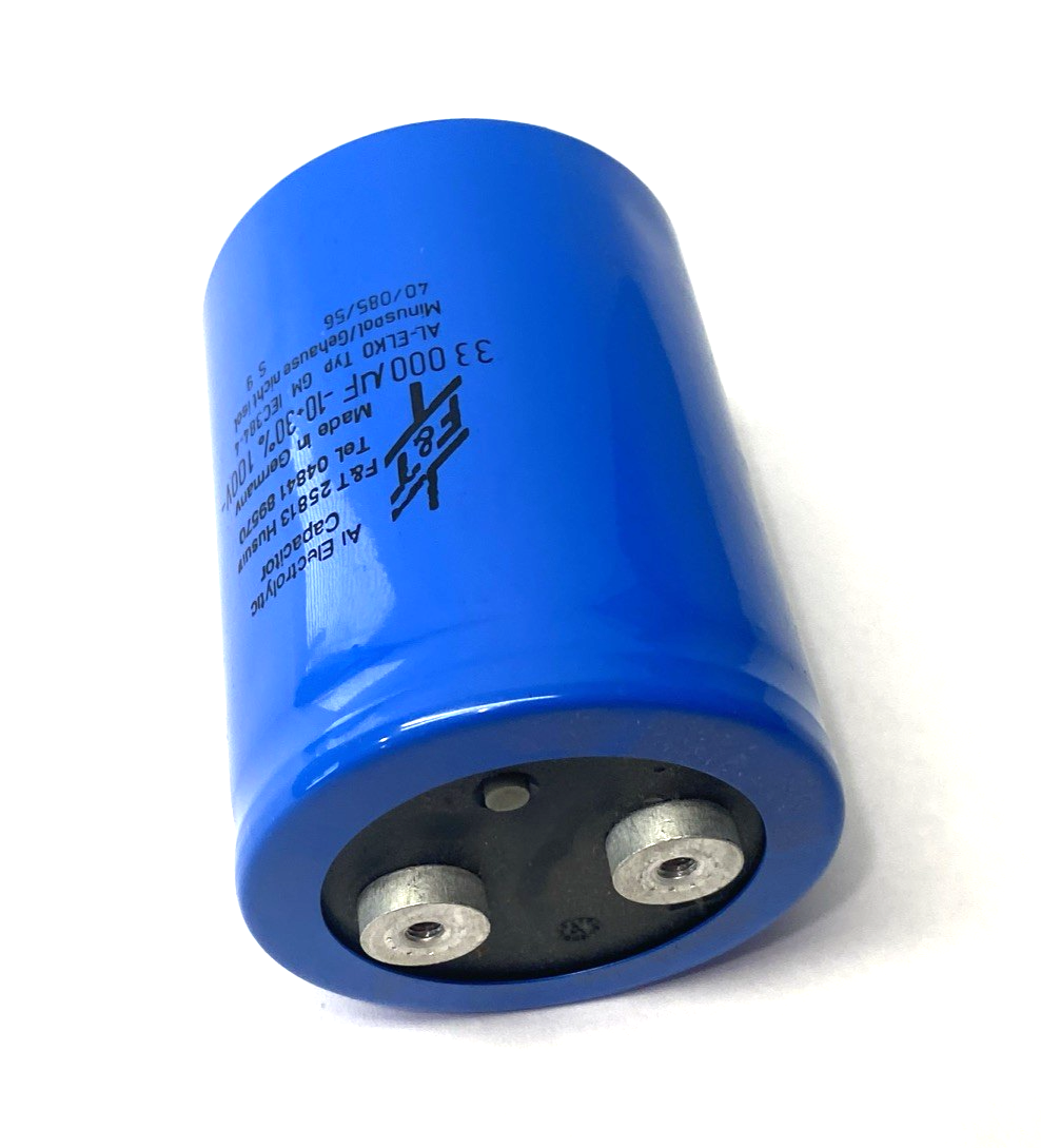 AL-Elko TypGM | F&T Electrolytic Capacitor, 33,000µF-10+30%100V - Used - Maverick Industrial Sales