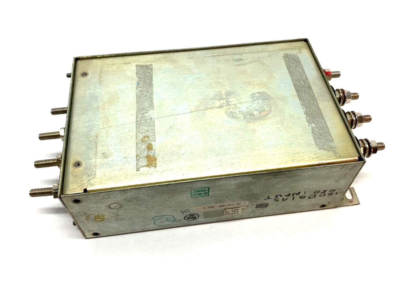 TDK Lambda 26-530-480 Rev. G EMI Power Supply Line Filter 3-Pole - Maverick Industrial Sales