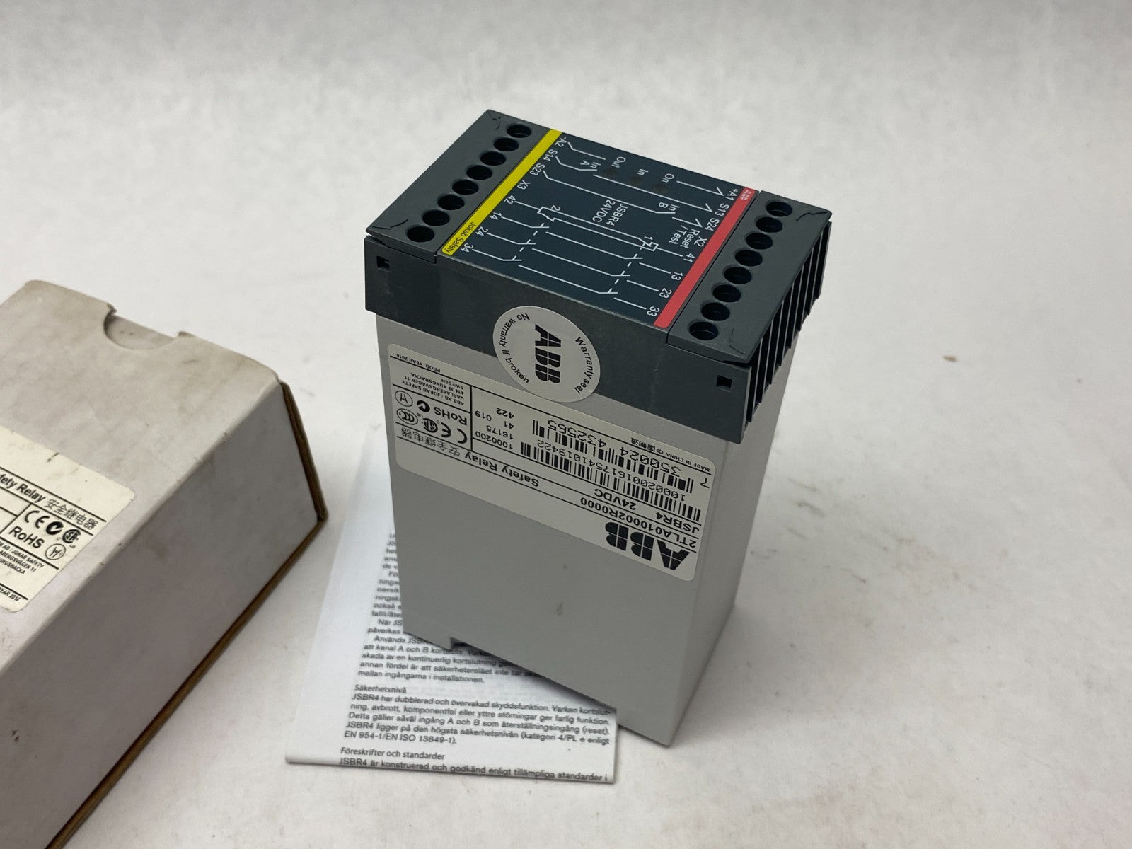 ABB 2TLA010002R0000 Jokab Safety Relay 24VDC JSBR4 - Maverick Industrial Sales