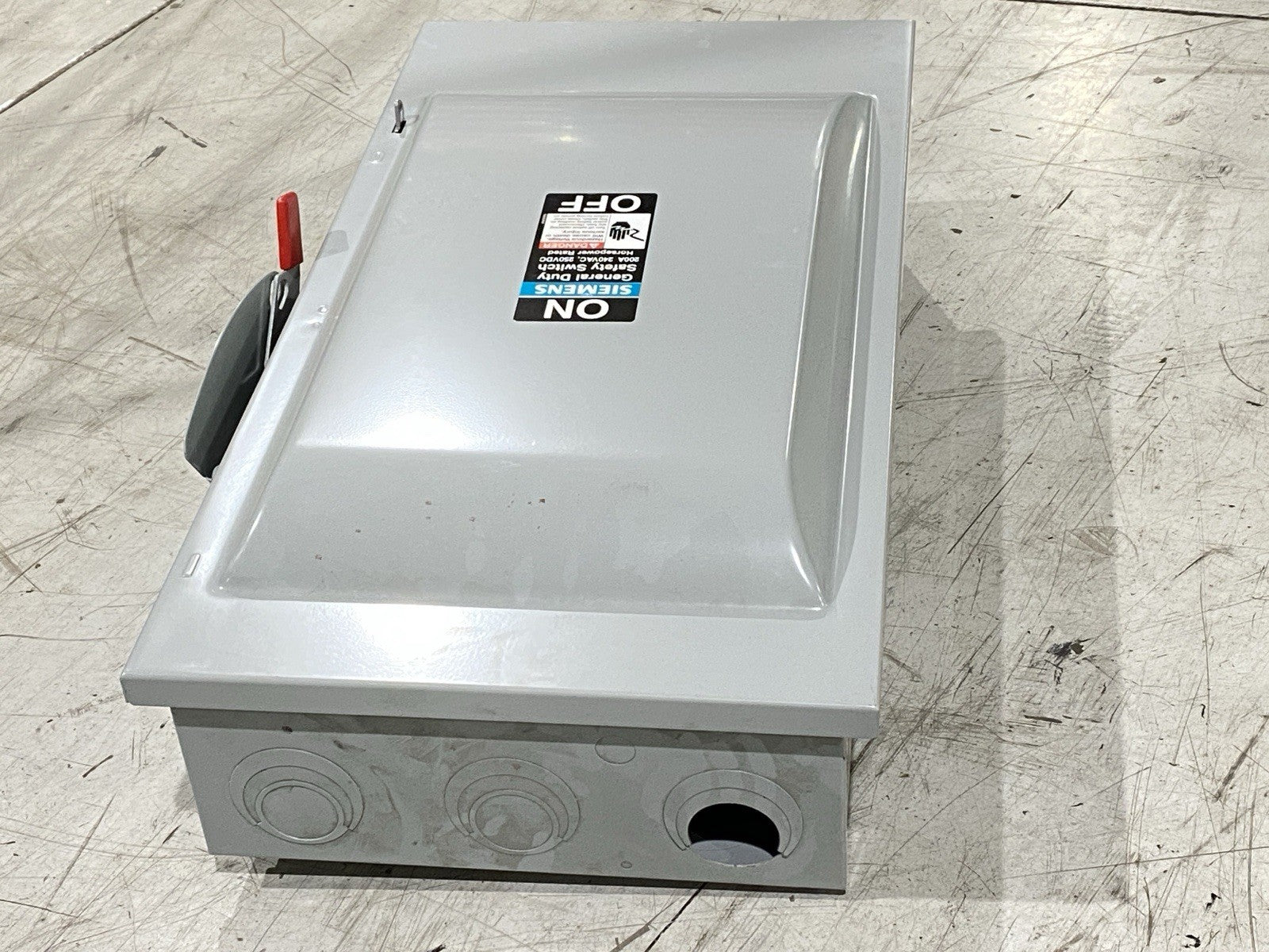 GF324N | Siemens General Duty Safety Switch 200A 240VAC 250VDC 60HP - Used - Maverick Industrial Sales