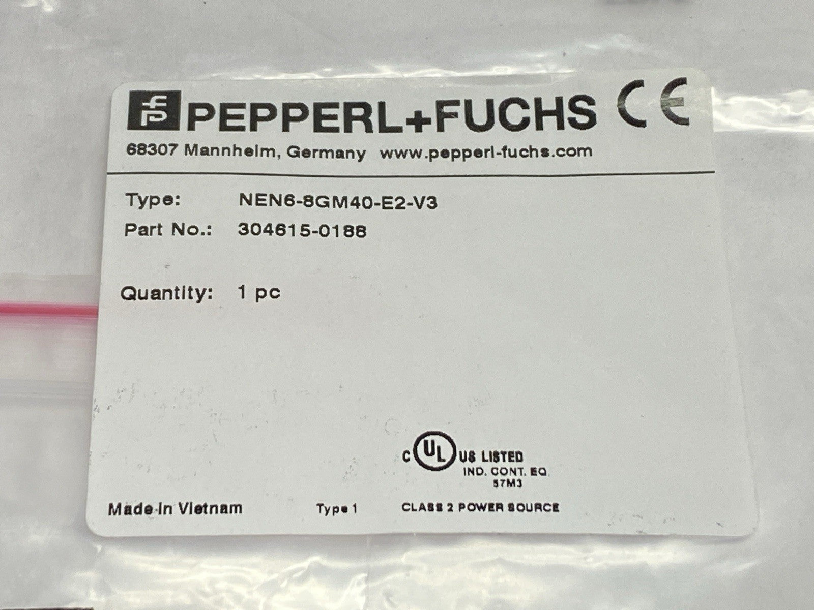 NEN6-8GM40-E2-V3 | Pepperl+Fuchs Inductive Proximity Sensor 304615-0188 - New - Maverick Industrial Sales