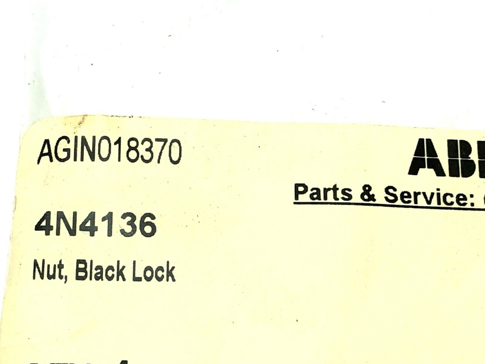 ABB 4N4136 Lock Nut 3" ID 3-1/2" OD - Maverick Industrial Sales