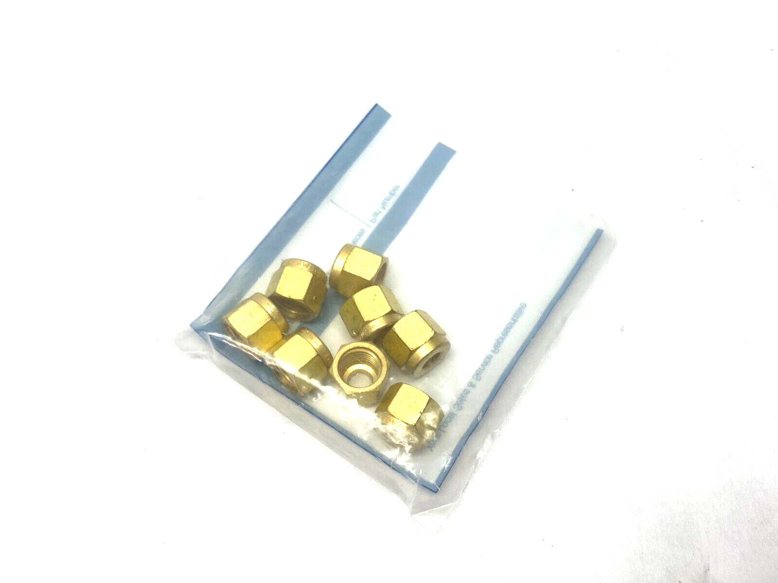 Swagelok B-402-1 Brass Nut for 1/4" Tube Fitting PKG OF 8 - Maverick Industrial Sales