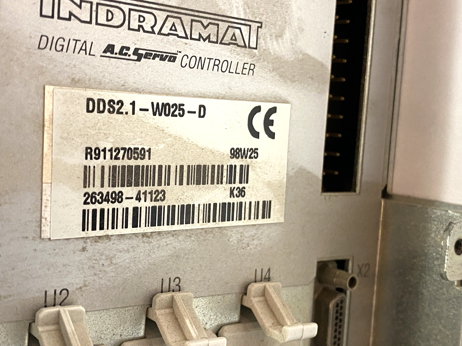 Indramat DDS2.1-W025-D AC Servo Controller Drive Unit 25A - Maverick Industrial Sales