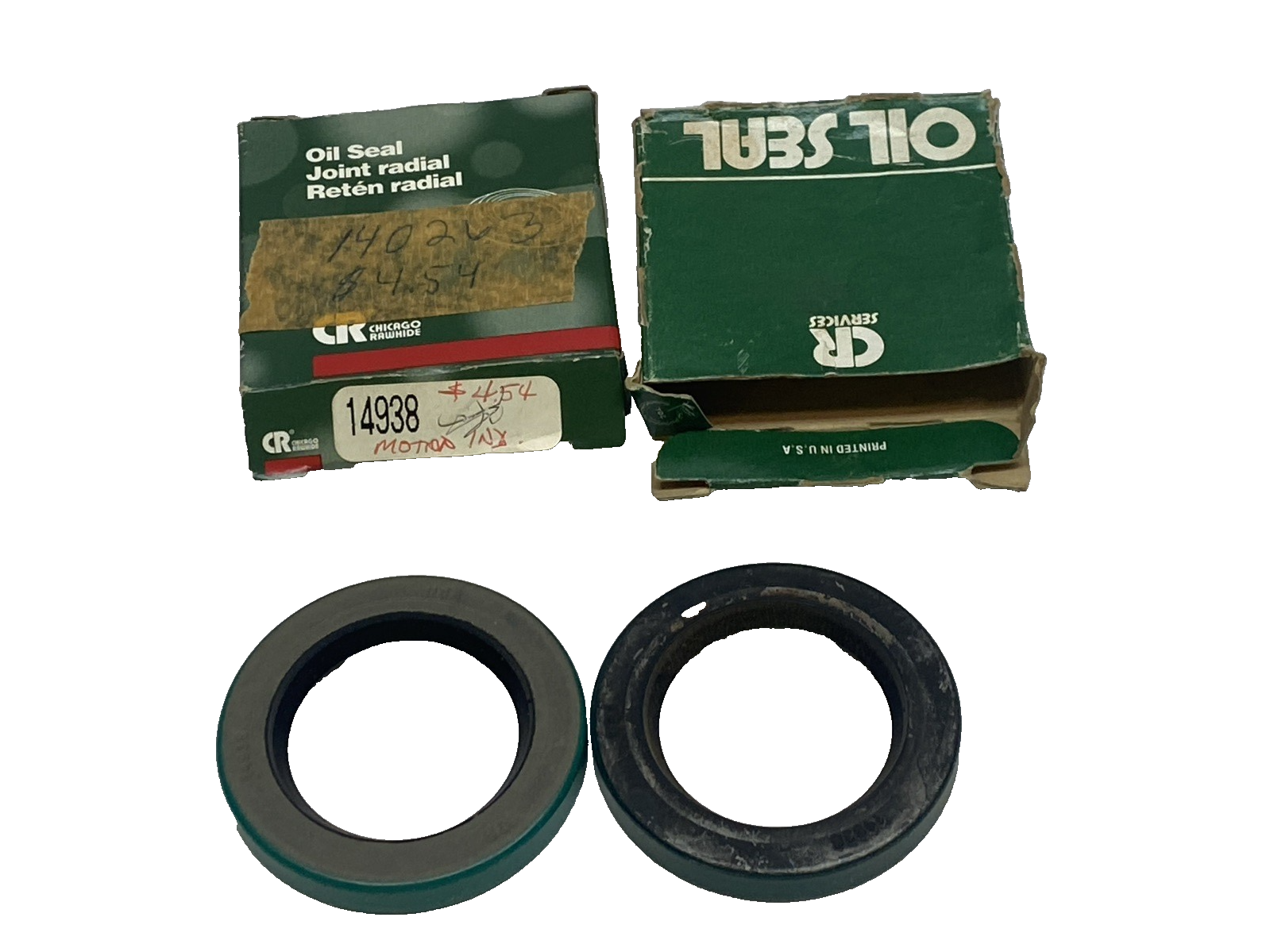 CR 14938 SKF Oil Seal 1-1/2" Shaft 2-1/4" Bore 0.313" Nitrile CRW1 LOT OF 2 - Maverick Industrial Sales