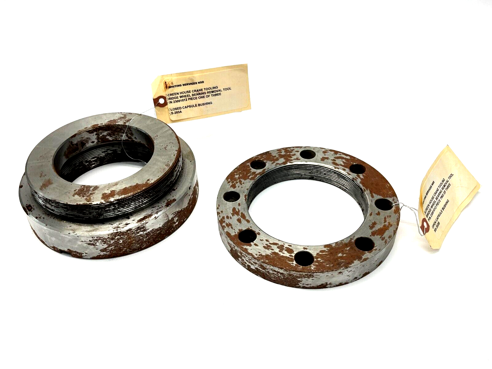 Crane Tooling 23001012 Bridge Wheel Bearing Removal Tool PIECES ONE AND TWO - Maverick Industrial Sales