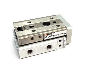 SMC MXQ6-10 Pneumatic Guided Slide Table Cylinder, 6mm Bore, 10mm Stroke