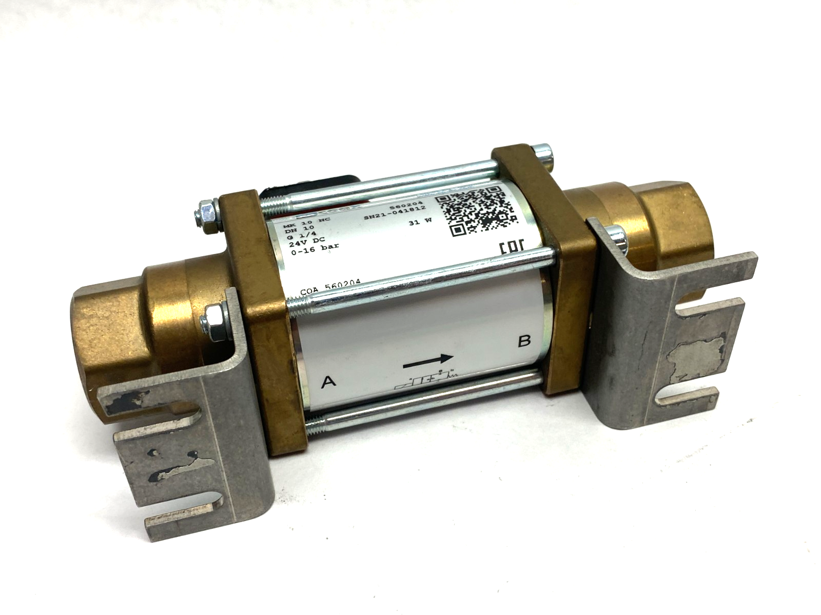 560204 | Coax Coaxial Direct Acting Valve 2/2-Way MK-10-NC-DN10-G1/4-24VDC - Used - Maverick Industrial Sales