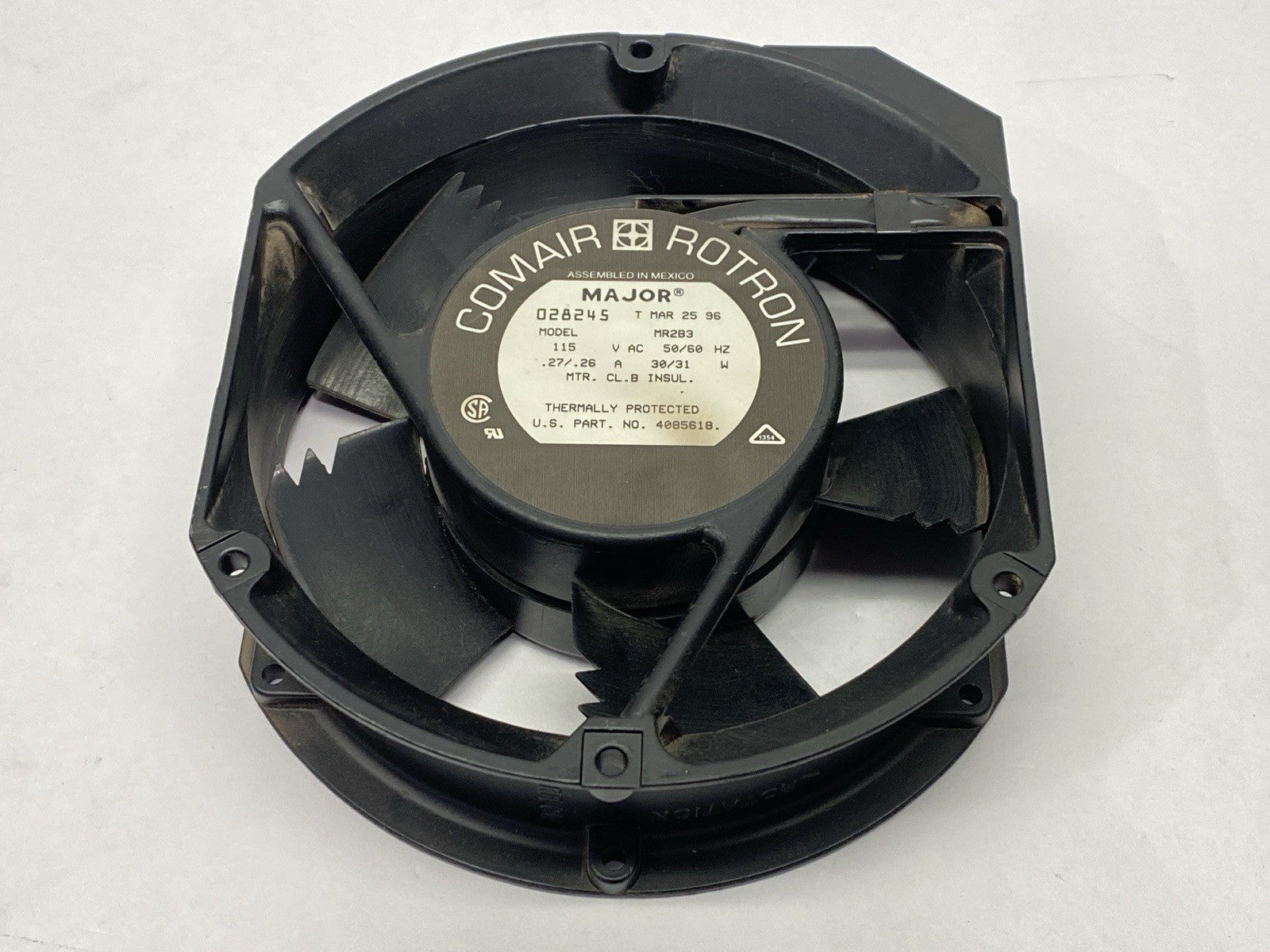 MR2B3 | Comair Rotron MAJOR Cooling Fan 0.27A 115VAV 30W - Used - Maverick Industrial Sales