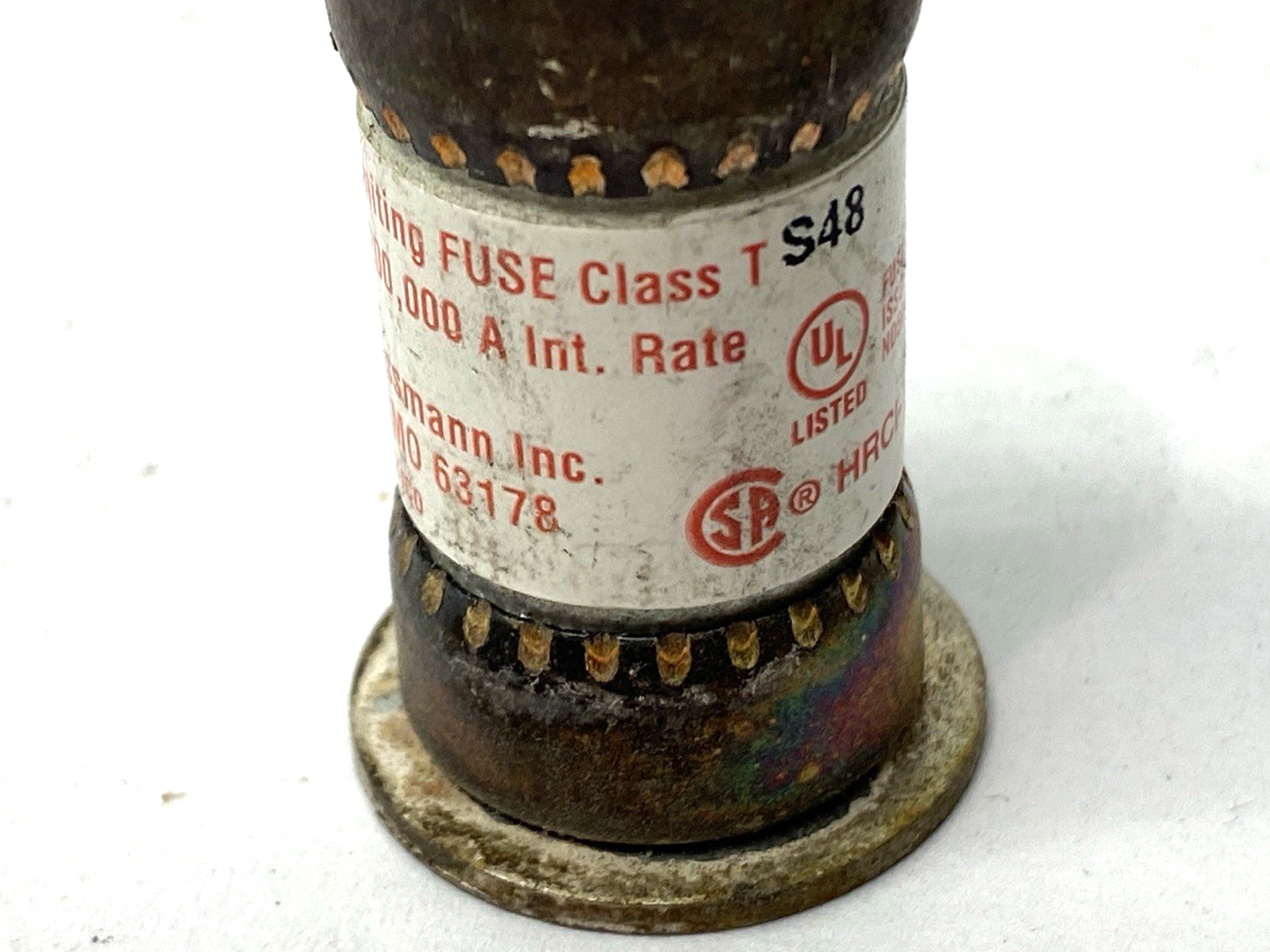 Cooper Bussmann JJS-40 T-Tron Fast-Acting Fuse Class T 600VAC 40A LOT OF 2 - Maverick Industrial Sales