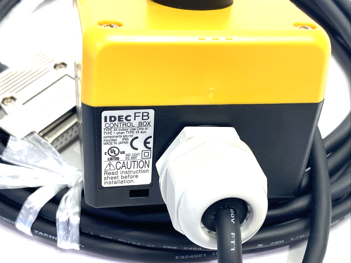 IDEC FB1W-HW1B-Y211R FB Control Box, Enclosure Box Emergency-Stop - Maverick Industrial Sales