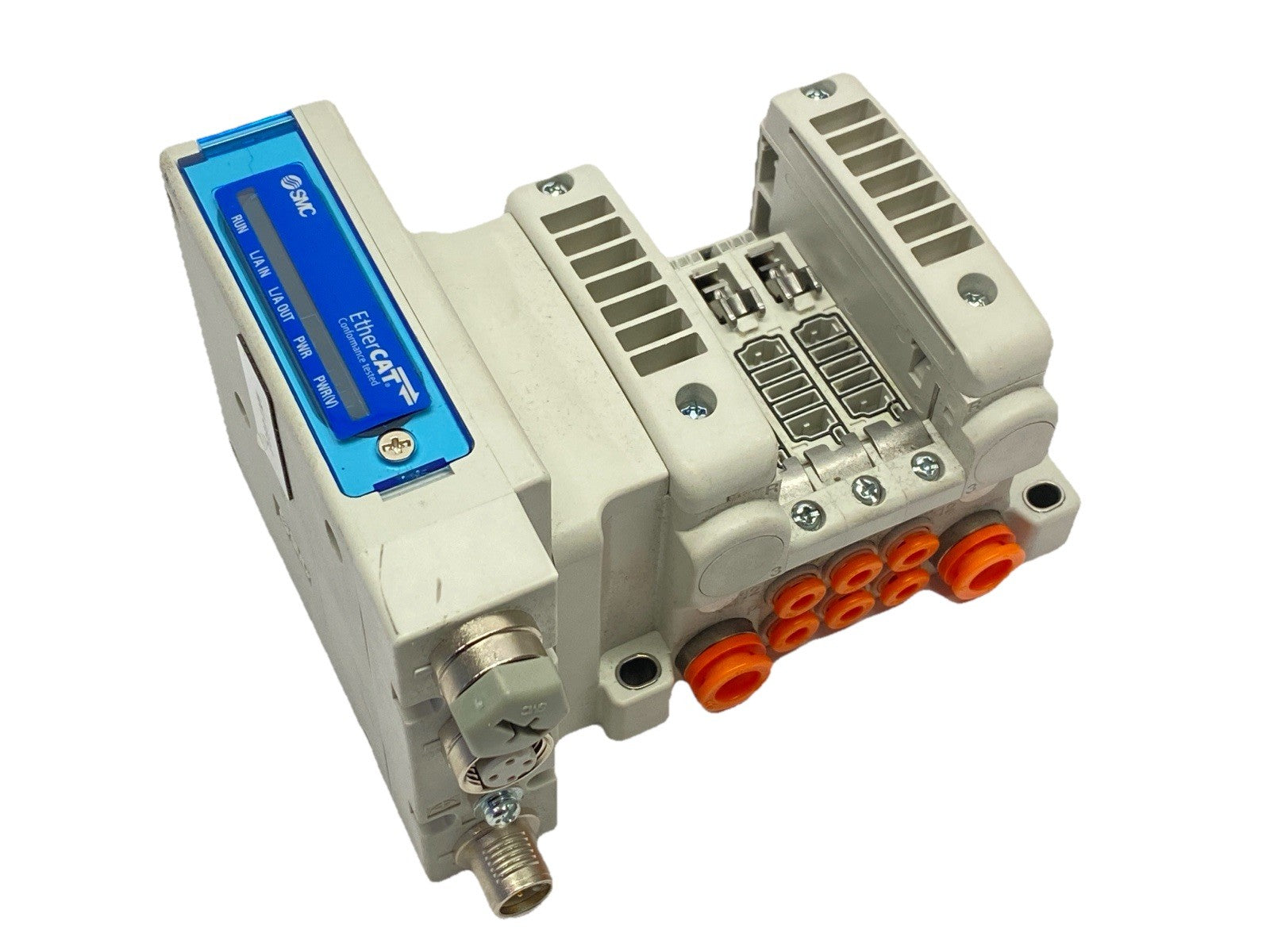 VV5QC11-03N3SDAN-S | SMC Pneumatic Plug-In Manifold 3-Station - Used - Maverick Industrial Sales