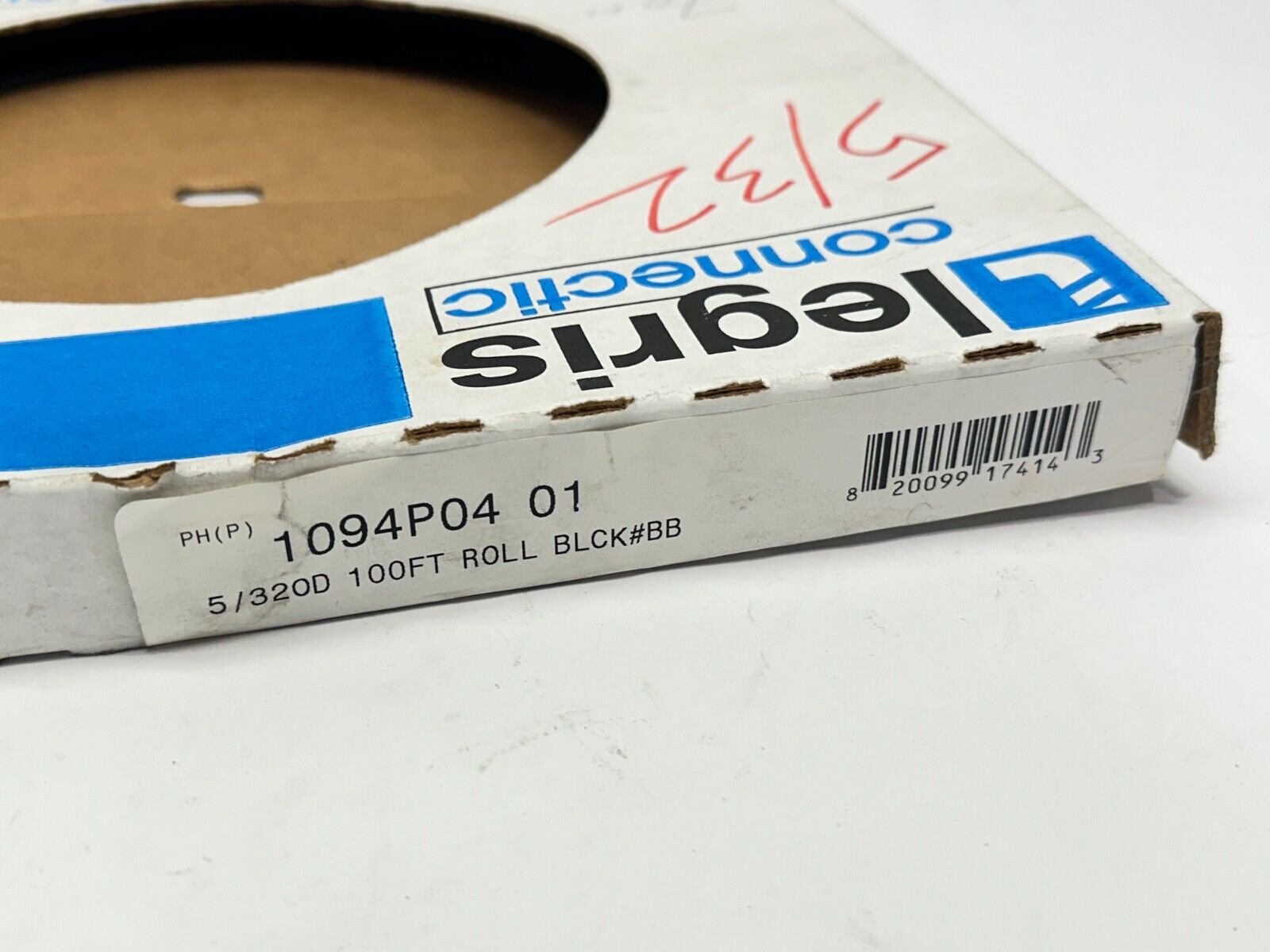Legris 1094P04 01 Nylon 12 Tubing 0.106" ID 5/32" OD Black 90ft - Maverick Industrial Sales