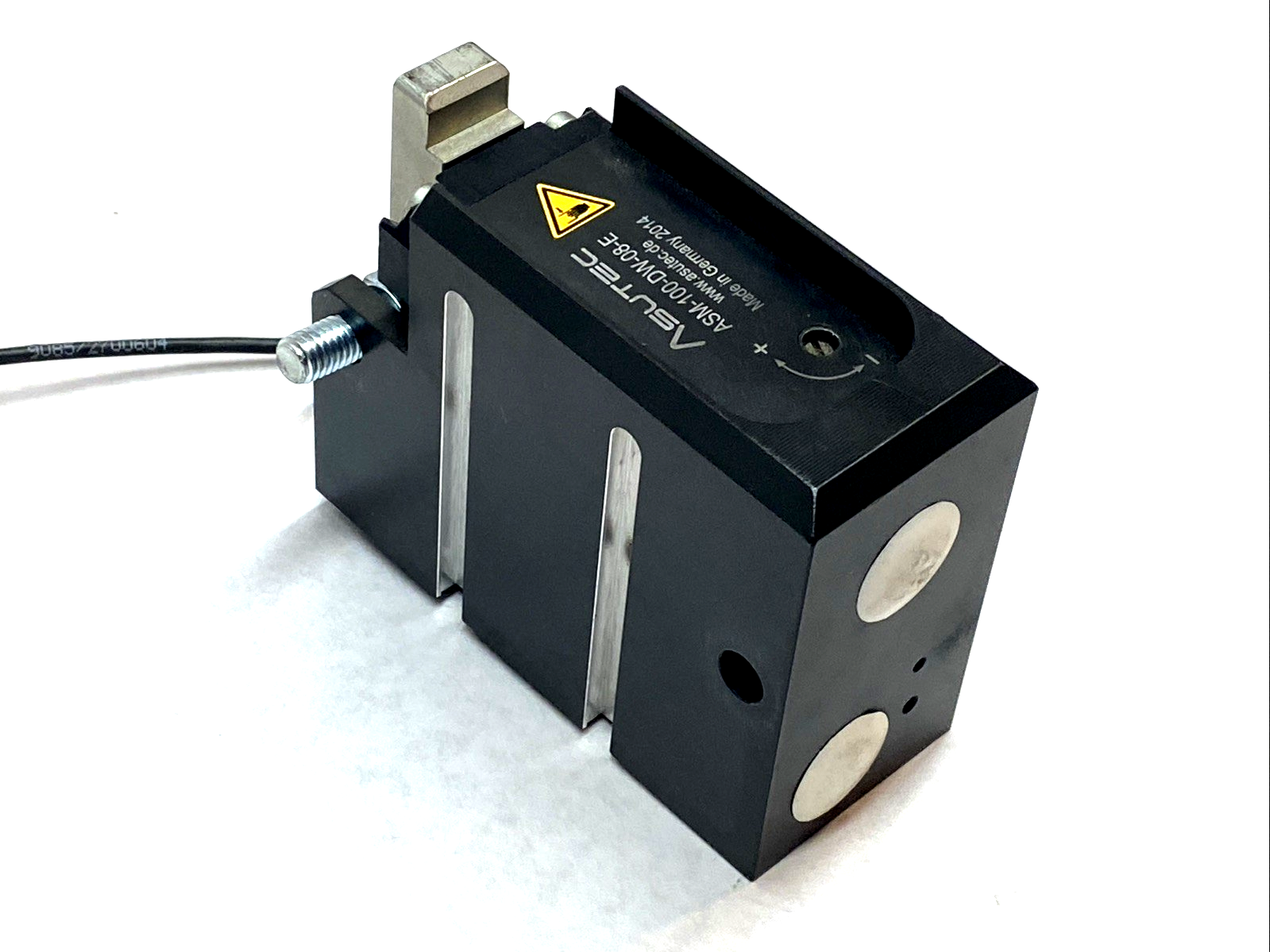 ASUTEC ASM-100-DW-08-E Pneumatic Stop Module Double Acting 18mm 100kg Damping - Maverick Industrial Sales