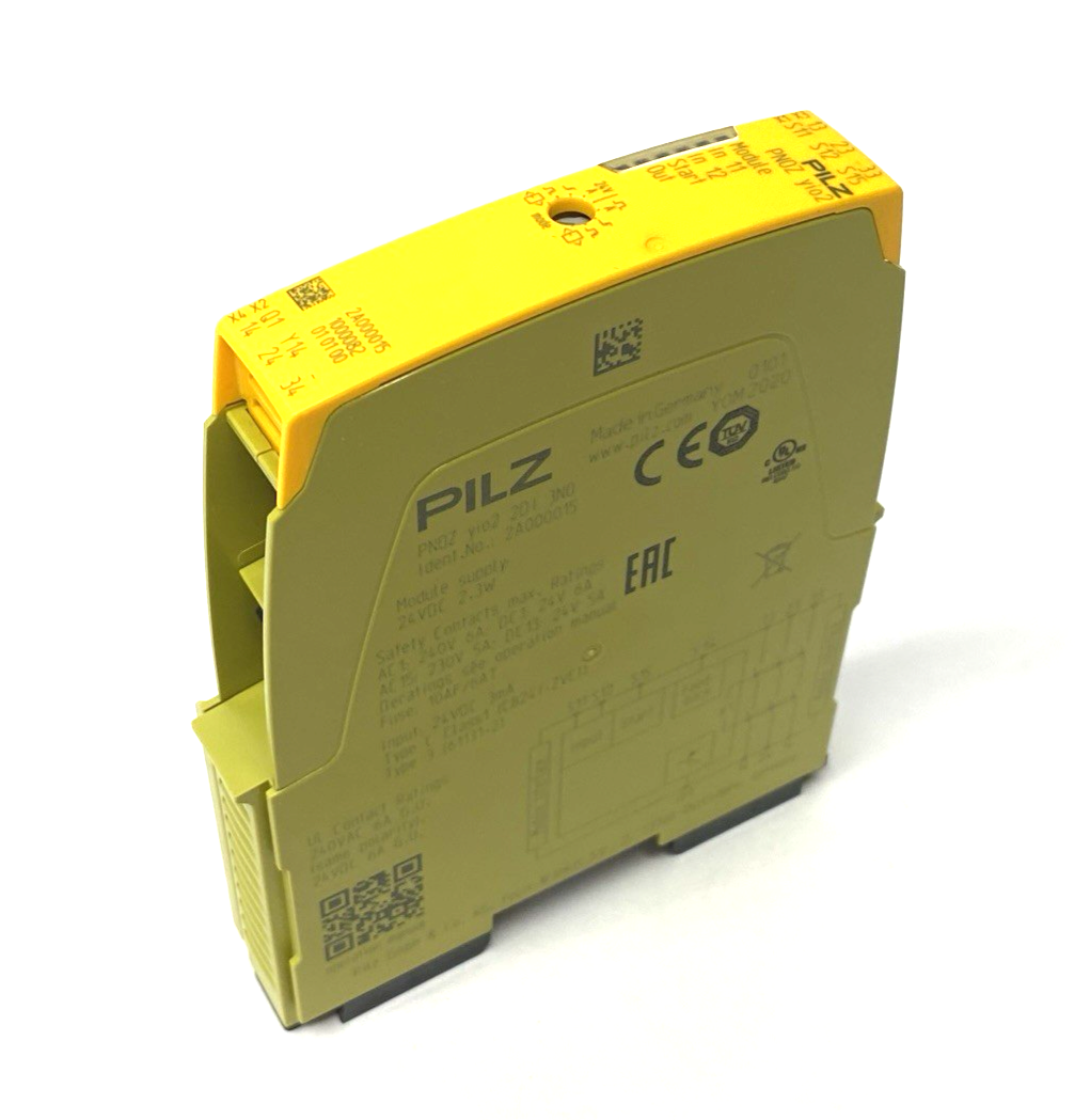 2A000015 | Pilz Safety Relay Expansion Module, 1-input Function, PNOZ yio2 2DI 3NO - New – Open box - Maverick Industrial Sales