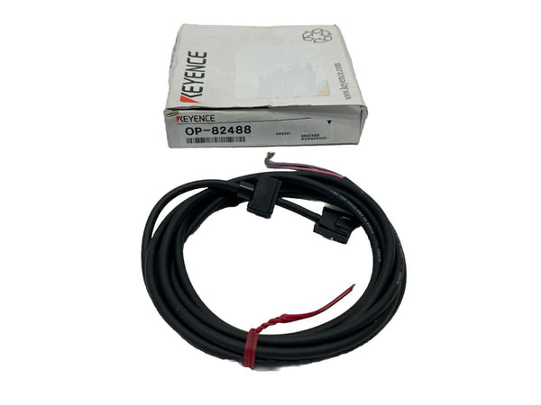 Keyence OP-82488 Digital Infrared Temperature Sensor Power Cable - Maverick Industrial Sales