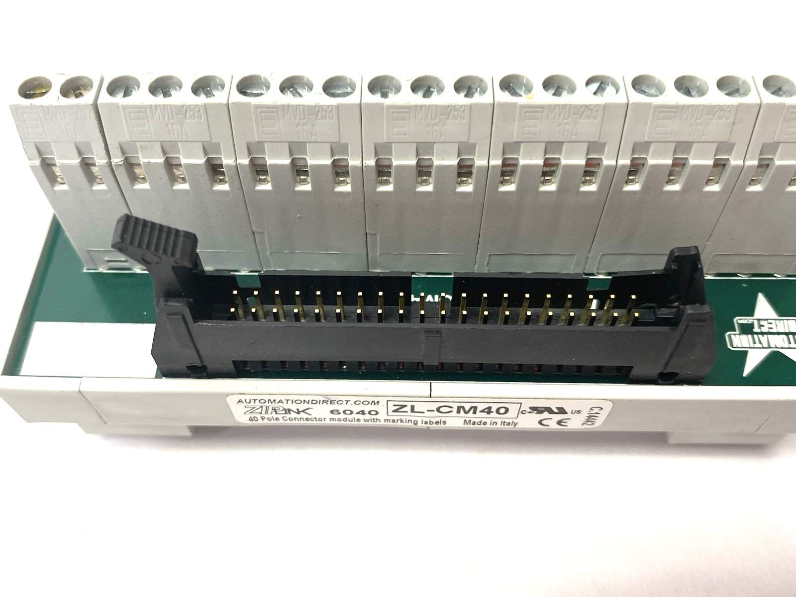 Automation Direct ZL-CM40 ZIPLink Connection Module 40-Pole MISSING LATCH - Maverick Industrial Sales
