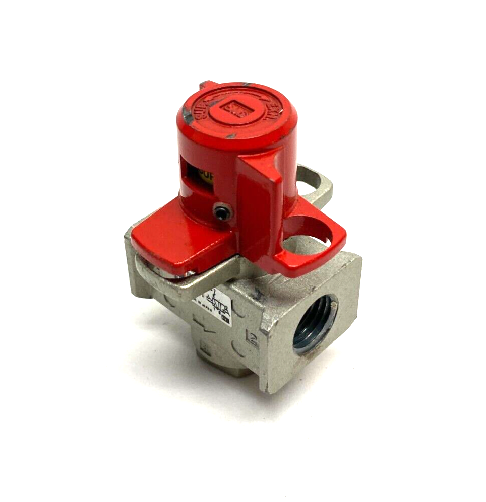SMC VHS20-N02-Z Manual Lockout Valve 3-Port 1/4" NPT - Maverick Industrial Sales