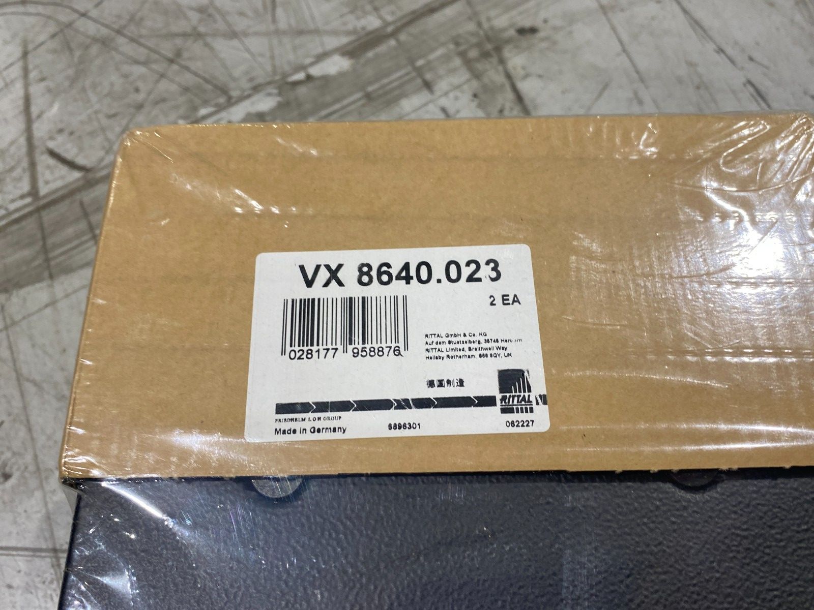 Rittal VX 8640.023 Self-Position Base/Plinth Corner Pieces, Heavy-Duty 8640023 - Maverick Industrial Sales